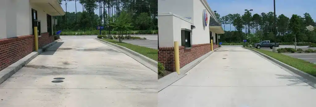 Business concrete cleaning